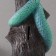 New Year's piggy bank "Snake on the stump" 33 x 14 x 15 cm.