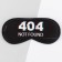 Sleep mask not found, 19.3 x 9.5 cm, black color