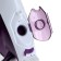 Iron Energy EN-348, 2600 W, ceramic soles, 350 ml, white-violet