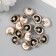Buttons plastic for creativity on the leg "Circle, compass. Stone" set 15 pcs mix 1.5x1.5 cm 94135
