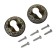 Decorative overlay Allur Art-R3 AB (K3200), for the cylinder mechanism, ancient bronze 1024