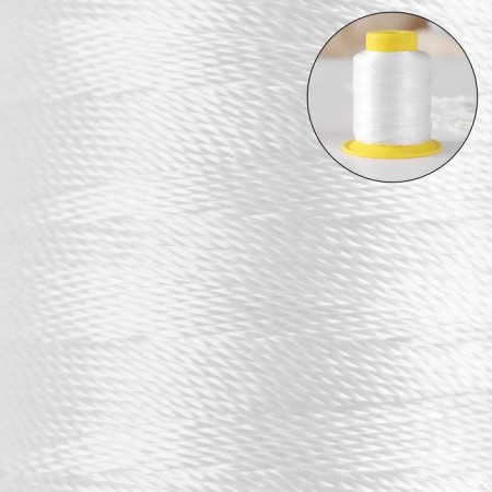 Shoe threads, 500d/3, 183 m, white color-1