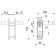 Door handle Fuaro DH-0433 NE, with spools, for the castle FL-0432, 0433, 0434, nylon, black