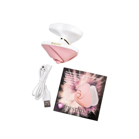 Vibrator Mystim Heart vs Desire, 6.7 cm, silicone, pink color-11