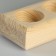 Silent Wooden under 3 candles "rectangular", array, 15.5 × 6 × 3 cm
