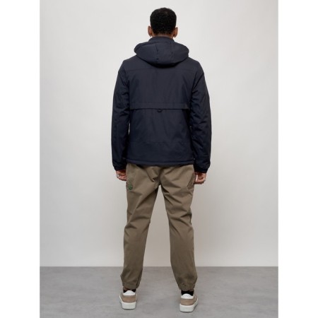 Sports male jacket, size 50, dark blue color-10
