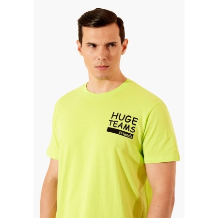Male set: T -shirt, shorts, size m, green color-2