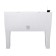 Kashpo with auto -watering Rato Case High, 2 subjects: internal and outer capacitance, 72 l, white color