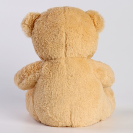 Soft toy "Bear" with a bow, 30 cm, beige color-3