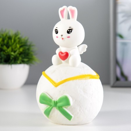 Nightlight "Bunny on the Moon" LED 1W 3x LR44 white 10x10x17cm Risalux