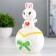Nightlight "Bunny on the Moon" LED 1W 3x LR44 white 10x10x17cm Risalux