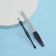 Manicure set, 2 items, on a blister, black/silver color