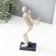 Polystone souvenir "Like behind a stone wall" white 6x10.5x25 cm