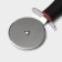 A knife for pizza and dough Digma, 19.5 cm, d = 5.8 cm, black color