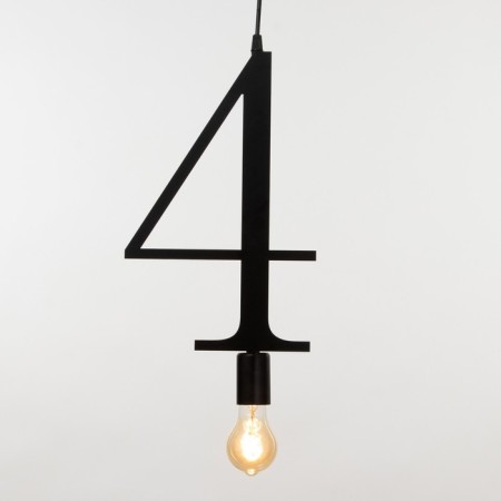 Bayerlux lamp "Figure 4" E27 40W black 35x22 cm-2