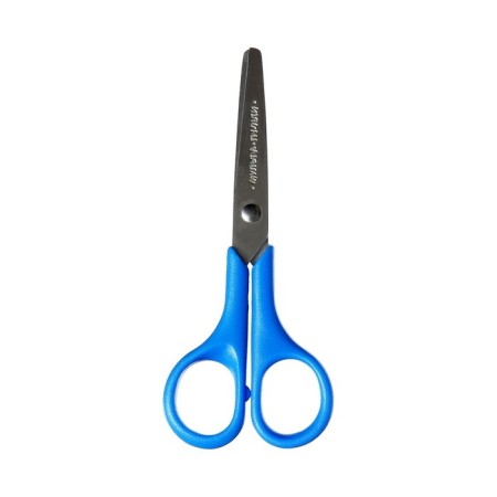 Baby scissors for left-handed 12.5 cm multi-bullets "Raccoon Adventures", euro suspension, mix-3