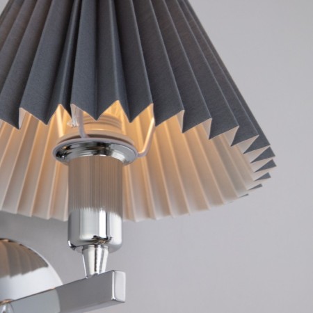 Wall lamp with a decorative lampshade PEONY, 40W, E14, 24x24x22 cm-1