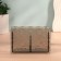 Organizer for storage of cosmetics "Waves", 2 sections, 16 × 6.5 × 10.3 cm, black, translucent