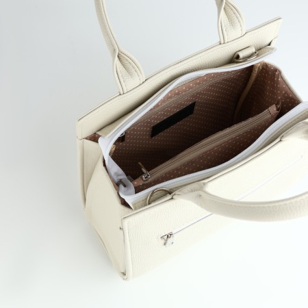 Textura touut bag, small size, white color-7