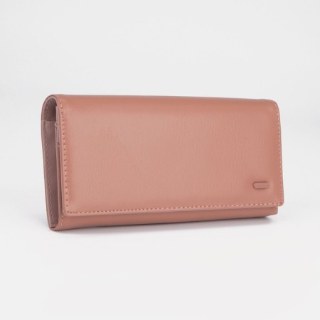 Women's wallet on magnets, pink color