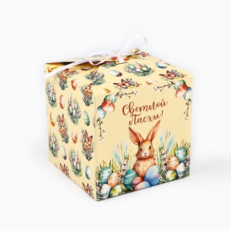 Folding box "Light Easter", 12 x 12 x 12 cm