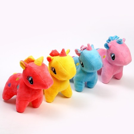 Soft toy "Magic near", unicorn, color mix-1