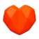 Night -hearted heart LED from batteries mix 12x11x4.5 cm Risalux