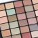 Professional set for makeup (eyelid shadows, proofreaders, blush, lip gloss)