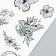Black Black Tattoo “Blacks and Plants” 19x9.5 cm