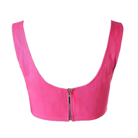 Top female denim Mist: Denim R.48, Pink-8