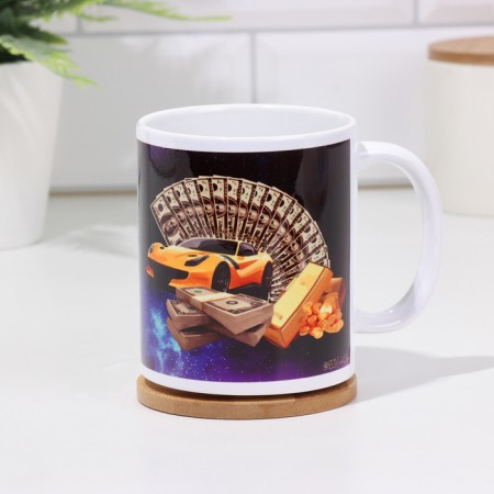Sublimation "ALO, cat" 320 ml, with application-2