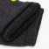 Women's terry socks "bananas", gray color, size 23-25