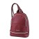 B2672 backpack, 2 parts with lightning, burgundy color 32x28x13cm