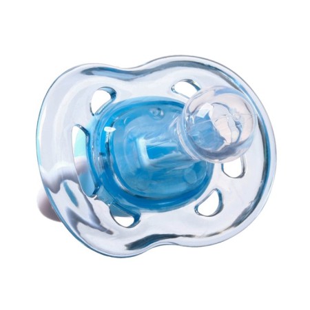 Nipple - Silicone dummy classic, from 6 months, with a cap, the color of the blue-4