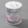 Rhinestones and chain heat -miles, width - 15 mm, 4.5 ± 0.5 m, silver color