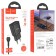 Network charger Hoco C88A, 2 USB, 2.4 A, Lightning cable - USB, 1 m, black