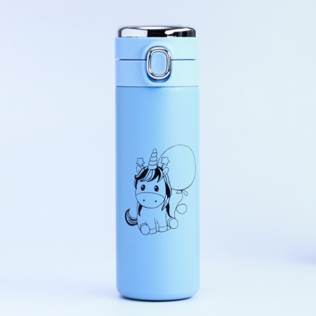 Thermal circle, 420 ml, Simple "unicorn", retains heat 8 hours, with thermometer