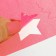 A set of curly patterns Assorted, adhesive, sheet 24.5 × 14.5 cm, 18 pcs, pink color