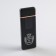 Electronic lighter "Winner No. 1 in life", USB, spiral, 3 x 7.3 cm, black
