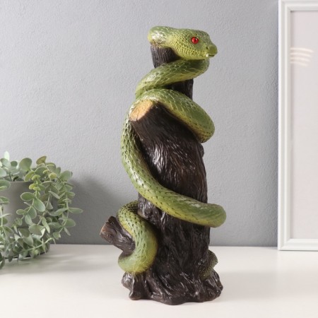 New Year's figure "Snake on the hemp" 33 x 14 x 15 cm.-2