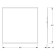 EvoForm mirror, with fatset, 5 mm, 40x40 cm