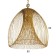 Ceiling lamp "Flop" Golden 1x40W, E27, 50x50x62 cm
