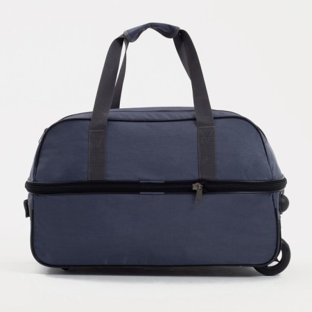 Road bag on wheels, a lightning department, with an increase, an outer pocket, the color is gray-1