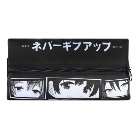 Penal soft, 1 compartment, 95 x 200 mm, flat, pm-shp28 anime, with an elastic band for a notebook,-4