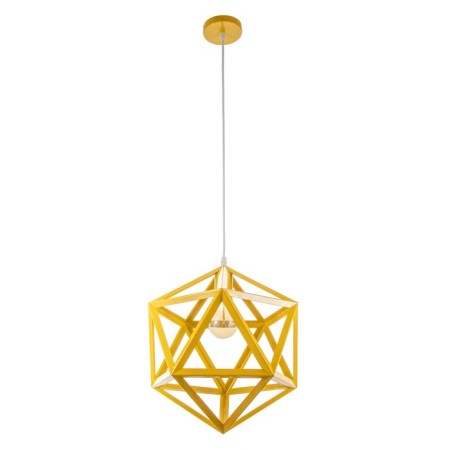 Lamp Bayerlux "Geometry" E27 1x40W yellow 35x35x35-135 cm