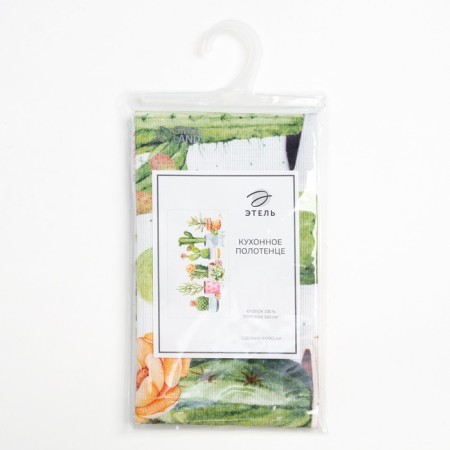 Towel "Ethel" Cacti 40x73 cm, 100% cotton, moured 160 g/m2-4