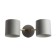 Sconces "azurit" 2he27 40w is gray 11x12x36cm