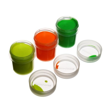 Gouache 9 colors x 20 ml, erichkrause, neon, fluorescent effect, in cardboard packaging-16