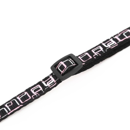The two -layer collar with the Fastex "Squares", 30 x 1 cm, black-6