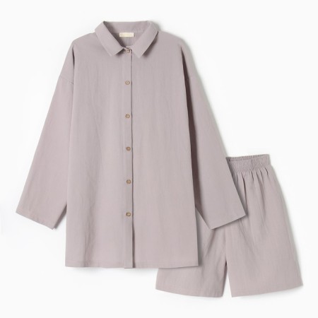 Female set (shirt, shorts) KAFTAN Size 48-50, gray-7
